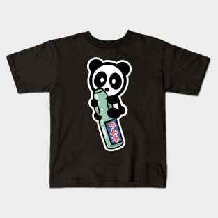 Panda Bambu Brand Japanese Soda Drink Snack Food Foodie Ball Carbonated Flavor Kids T-Shirt